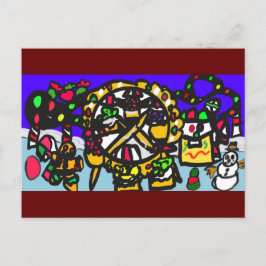 pretparkerst voor ontbijtkoek briefkaart