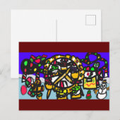 pretparkerst voor ontbijtkoek briefkaart (Voorkant / Achterkant)