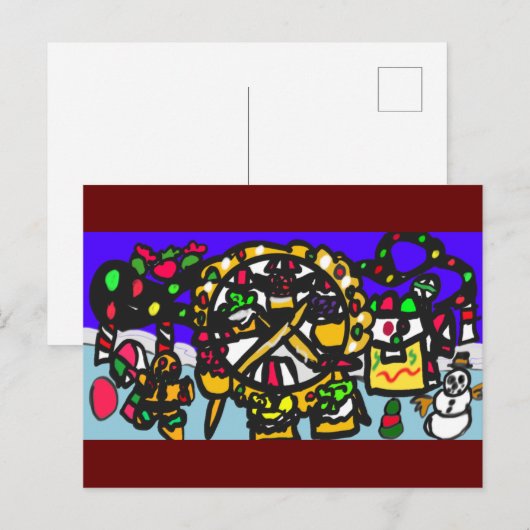 pretparkerst voor ontbijtkoek briefkaart (Voorkant / Achterkant)