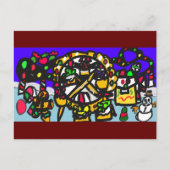 pretparkerst voor ontbijtkoek briefkaart (Voorkant)