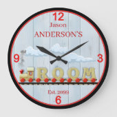 Pretreinstation Jongens Muurklok Grote Klok (Voorkant)