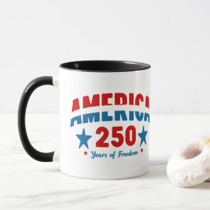 Prettig 250-jarig jubileum Amerika Mok