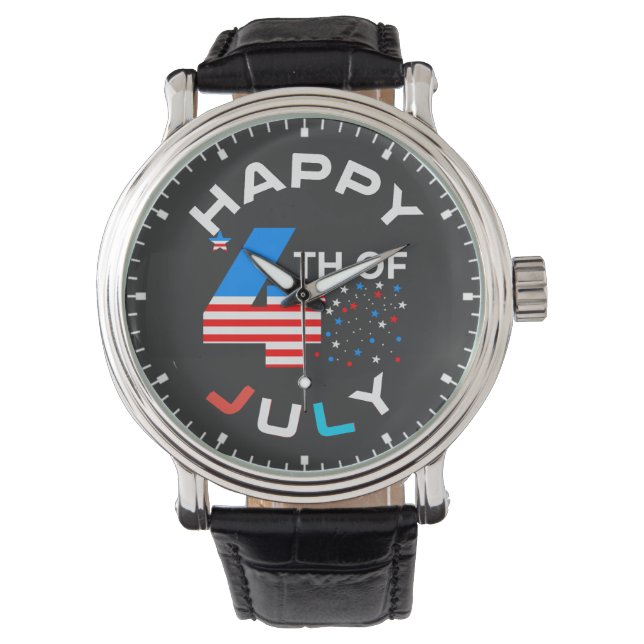 Prettig 4 juli-97958 horloge (Voorkant)