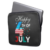 Prettig 4 juli-97958 laptop sleeve (Voorkant Links)
