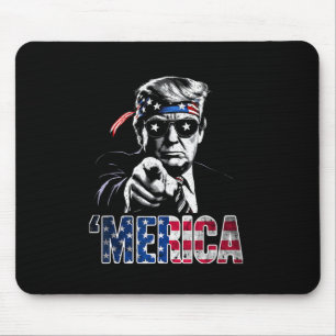 Prettig 4 juli Amerika Trump Amerikaanse Vlag Vs Muismat