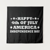 Prettig 4 juli Amerika Wandkleed (Voorkant)