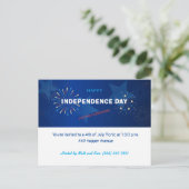 Prettig 4 juli Amerikaanse Onafhankelijkheidsdag Briefkaart (Staand voorkant)