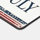 Prettig 4 juli - Amerikaanse Vlag Vintage Design Bureaumat (Hoek)