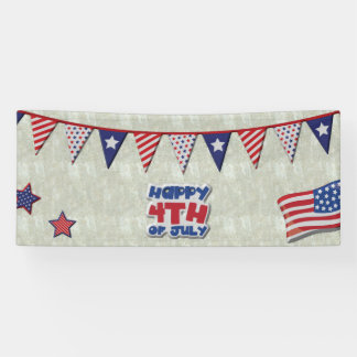 Prettig 4 juli Amerika's Verjaardag Spandoek