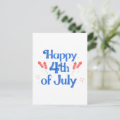 prettig 4 juli briefkaart (Staand voorkant)