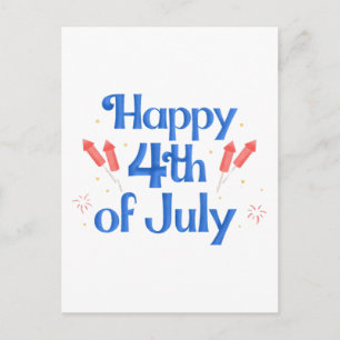 prettig 4 juli briefkaart