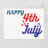 PRETTIG 4 JULI!!! BRIEFKAART (Voorkant)