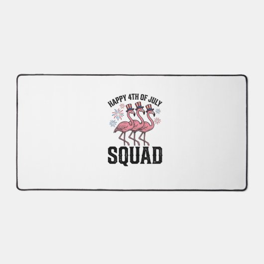 Prettig 4 juli Flamingo Squad Vector Design_1 Bureaumat (Voorkant)