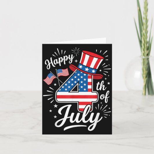 Prettig 4 juli kaart (Voorkant)