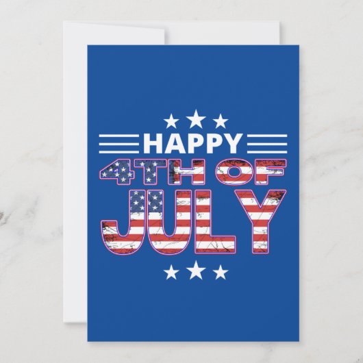 prettig 4 juli kaart (Voorkant)