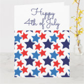 Prettig 4 juli / Onafhankelijkheidsdag Kaart (Gele Bloem)