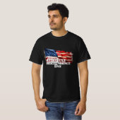 Prettig 4 juli - Onafhankelijkheidsdag T-shirt (Voorkant volledig)