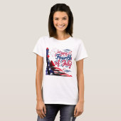 PRETTIG 4 JULI ONAFHANKELIJKHEIDSDAG T-SHIRT (Voorkant volledig)