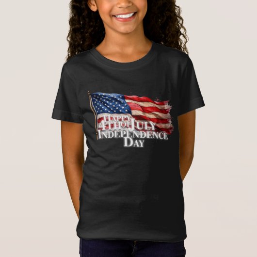 Prettig 4 juli - Onafhankelijkheidsdag T-shirt (Voorkant)