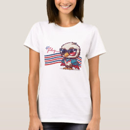 PRETTIG 4 JULI ONAFHANKELIJKHEIDSDAG T-SHIRT