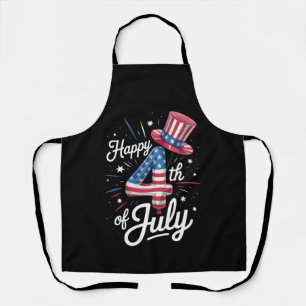 Prettig 4 juli Patriottische Amerikaanse Vlag VS Schort