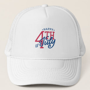 Prettig 4 juli Patriottische Onafhankelijkheidsdag Trucker Pet