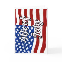 Prettig 4 juli-uitwisselingskaart