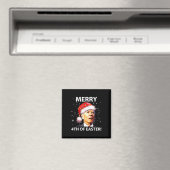 Prettig 4de Pasen Leuk Joe Biden Kerstmis Lelijk  Magneet (Insitu (Vaatwasser))