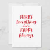 Prettig alles en gelukkig altijd feestdagenkaart (Voorkant)