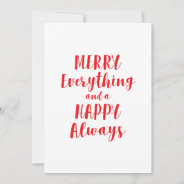 Prettig alles en gelukkig altijd feestdagenkaart