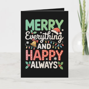 Prettig Alles En Gelukkig Altijd Kerstmis Xmas Kaart