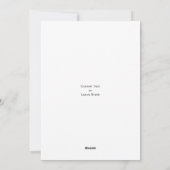 Prettig Alles Modern Minimalistische Gezinsfoto Feestdagenkaart (Achterkant)