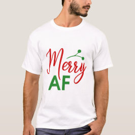 Prettig Als F*** Grappig Kerstmis Xmas T-shirt