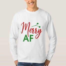 Prettig Als F*** Grappig Kerstmis Xmas T-shirt