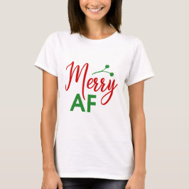 Prettig Als K*** Grappig Kerstmis Xmas T-shirt