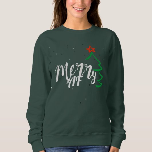 Prettig Als K*** Kerstmis AF T-shirt - Festief (Voorkant)
