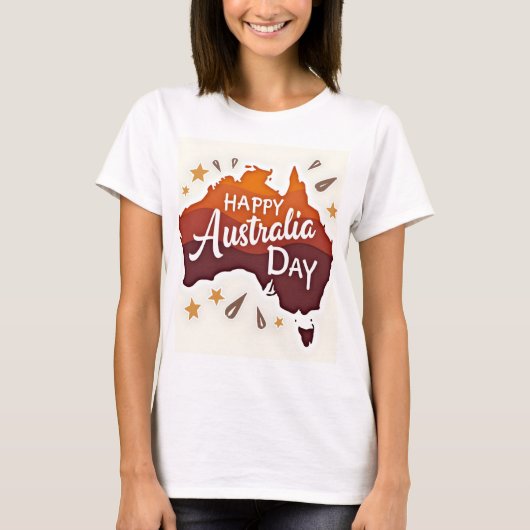 Prettig Australië dag T-shirt (Voorkant)