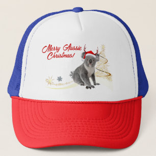 Prettig Australisch Kerst Koala beer Trucker Pet
