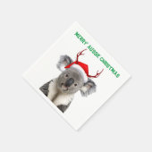 Prettig Australisch Kerst Koala Servet (Hoek)