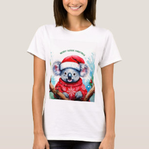 Prettig Australisch Kerst Koala T-shirt