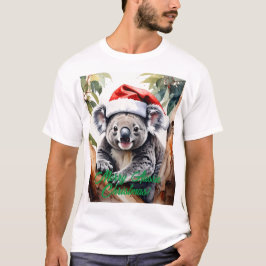 Prettig Australisch Kerstmis Koala beer T-shirt