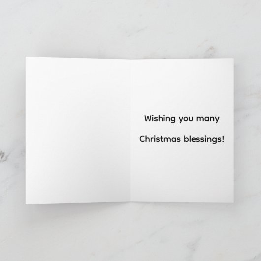 Prettig berig Kerstfeest Kaart (Binnen)