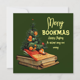 Prettig Boekenkerstfeest - Kerstboekenboom Feestdagenkaart
