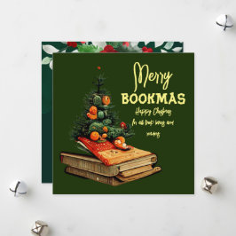 Prettig Boekenkerstfeest - Kerstboekenboom Feestdagenkaart