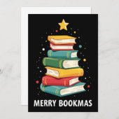 Prettig Boekfeest - Feestelijke Boekenstapel voor  Kaart (Voorkant / Achterkant)