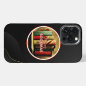 Prettig Boekfeest, Kerstmis Schoolbibliothecaris iPhone Hoesje (Achterkant horizontaal)