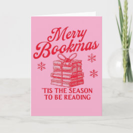 Prettig Boekmas 'tis het seizoen om te lezen  Feestdagen Kaart