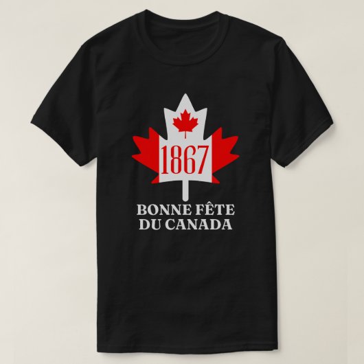 Prettig Canadafeest T-shirt (Design voorkant)