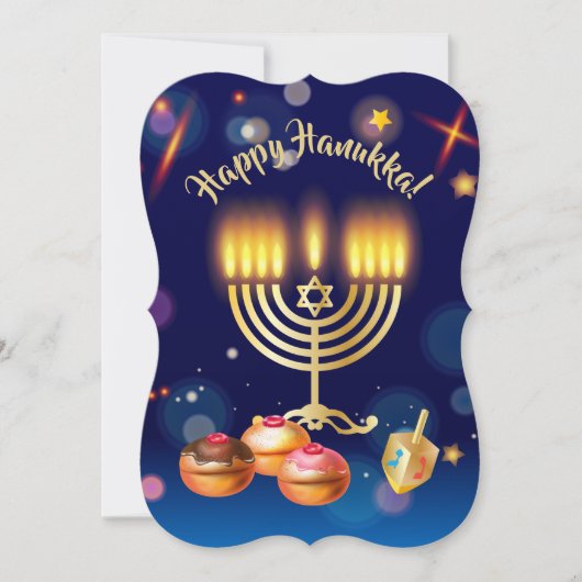 Prettig Chanoeka Lichtfeest Kaart (Voorkant)