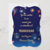 Prettig Chanoeka Lichtfeest Kaart (Achterkant)